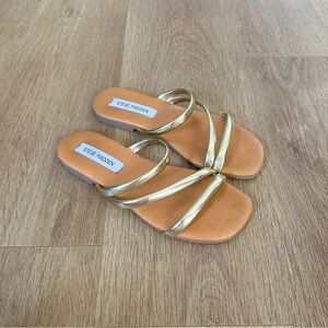 Steve Madden Gold Sandals